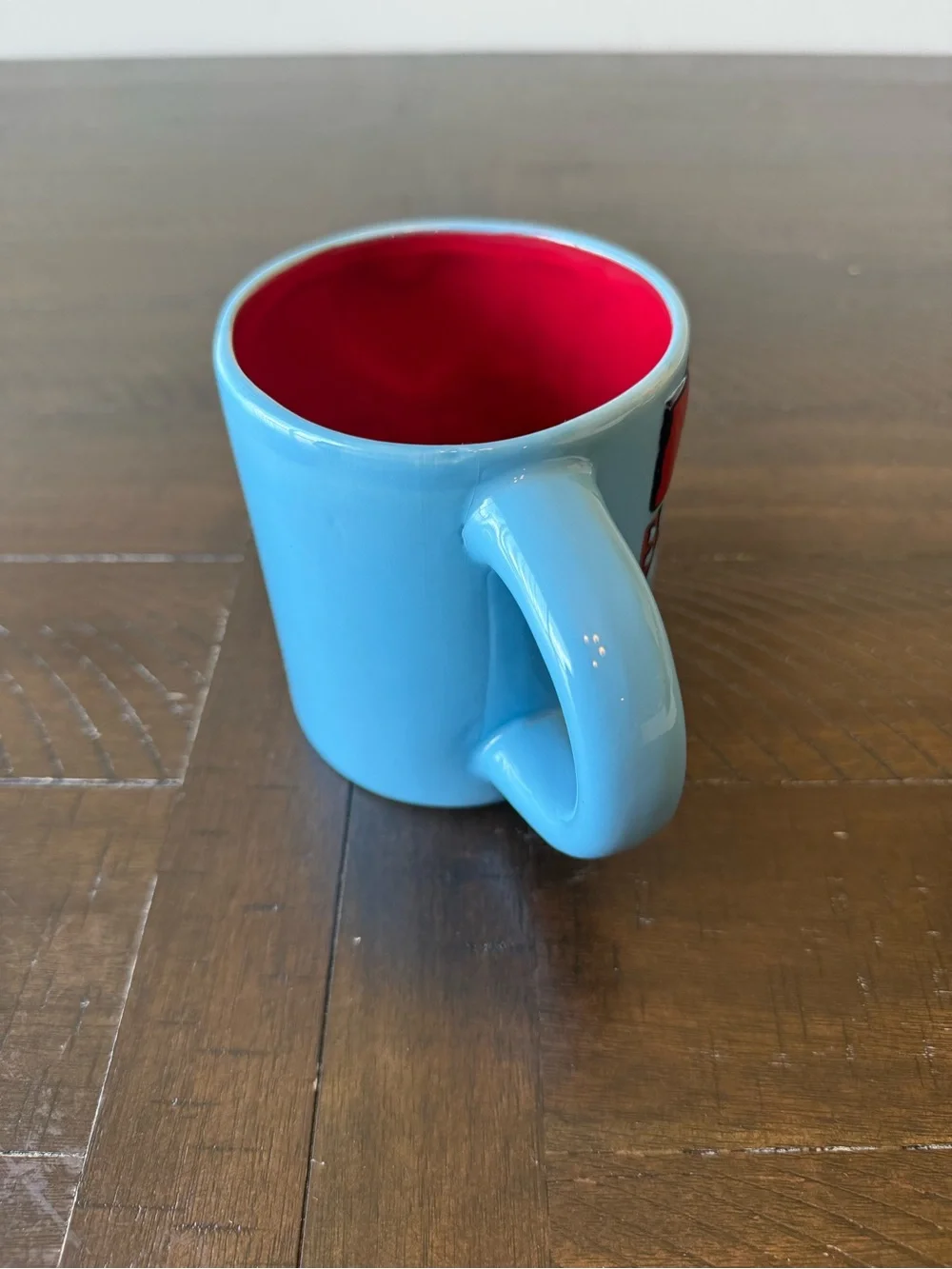 Cracker Barrel “My Heart Belongs To A Soldier” Blue Ceramic Coffee Mug 16oz.